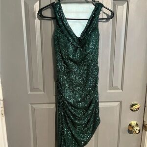 City Studio Women's Green Dress Size 1